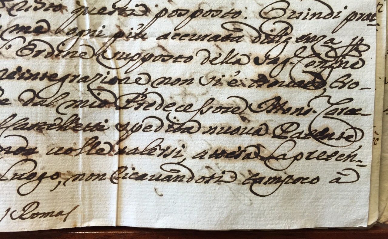 Frammento di scrittura