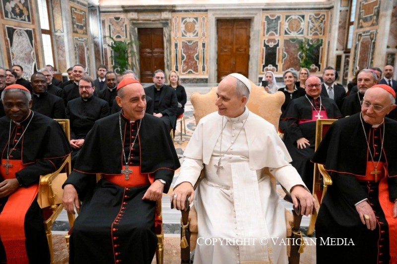 Audienz des Heiligen Vaters Leo XIV. im Dikasterium für die Glaubenslehre