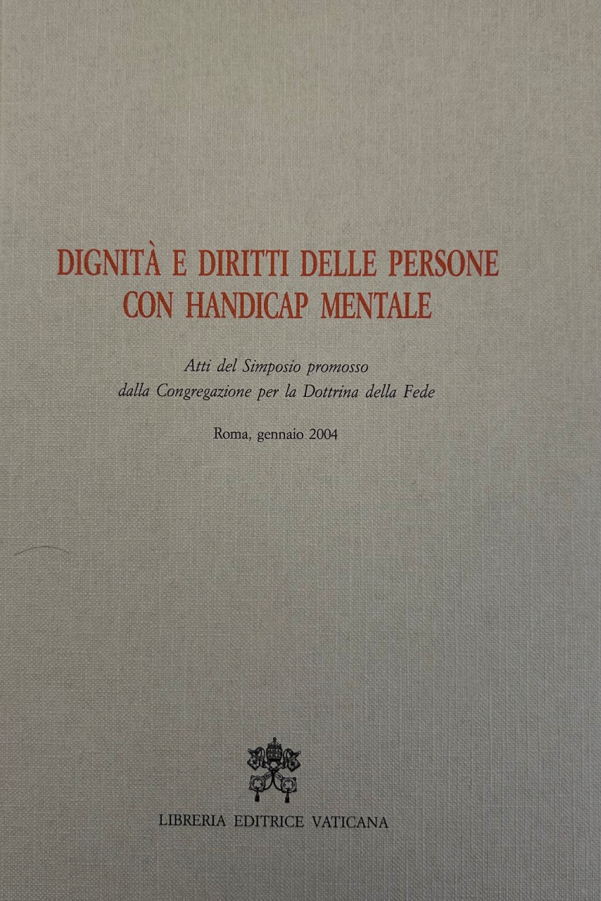 The Dignity and Rights of Persons with an Intellectual Disability